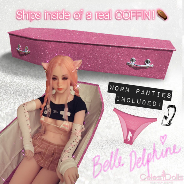 Belle Delphine Sex Doll Coffin