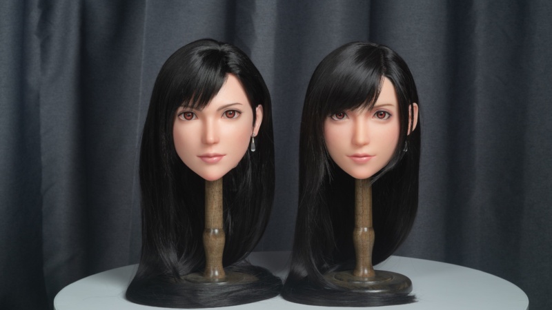 Game Lady Doll Tifa Heads Comparison