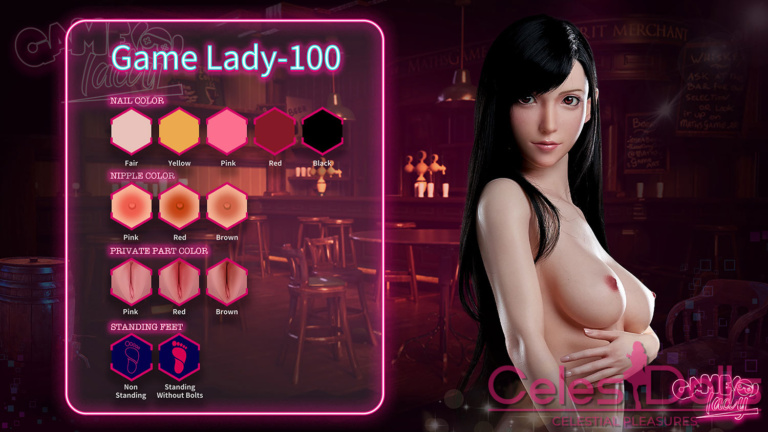 game lady doll 100cm tifa 6