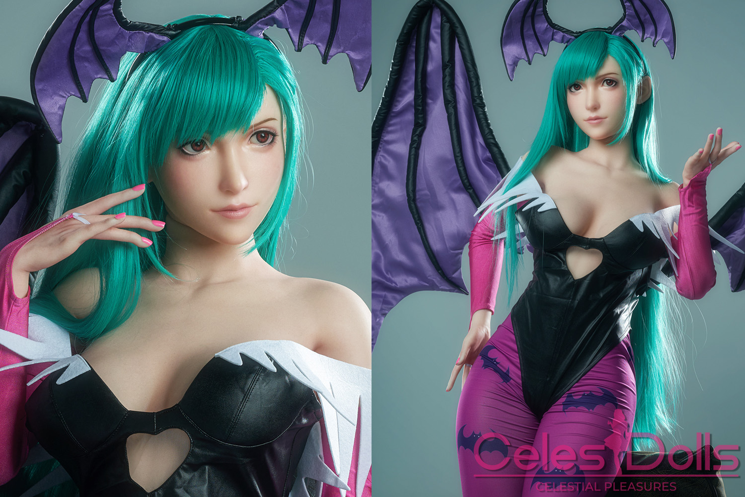 You are currently viewing Game Lady Doll Cosplays Tifa as Morrigan Aensland